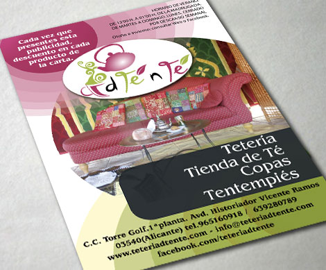 Tetería DTenT folleto